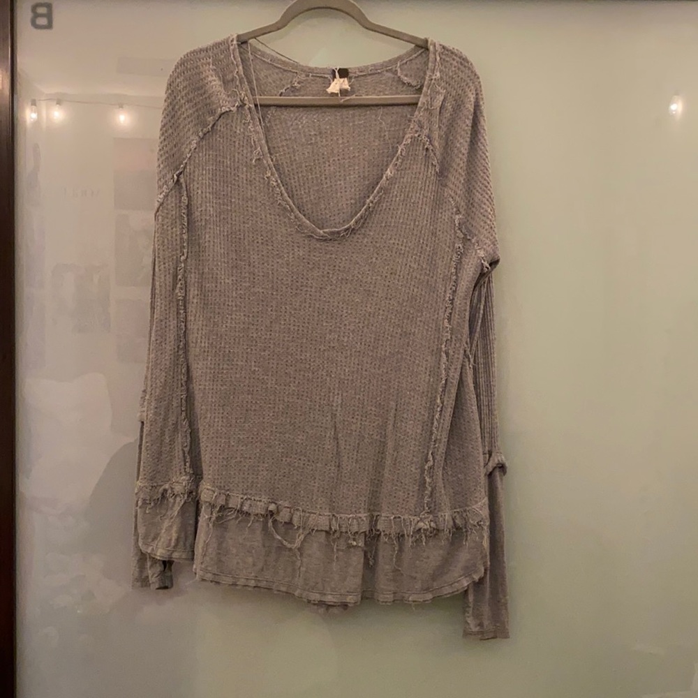 Grey long top!